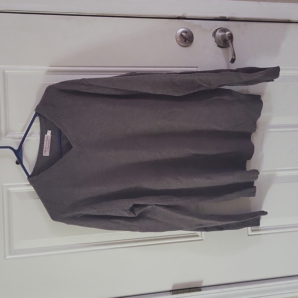 Women's, brown, washable wool shirt, size L